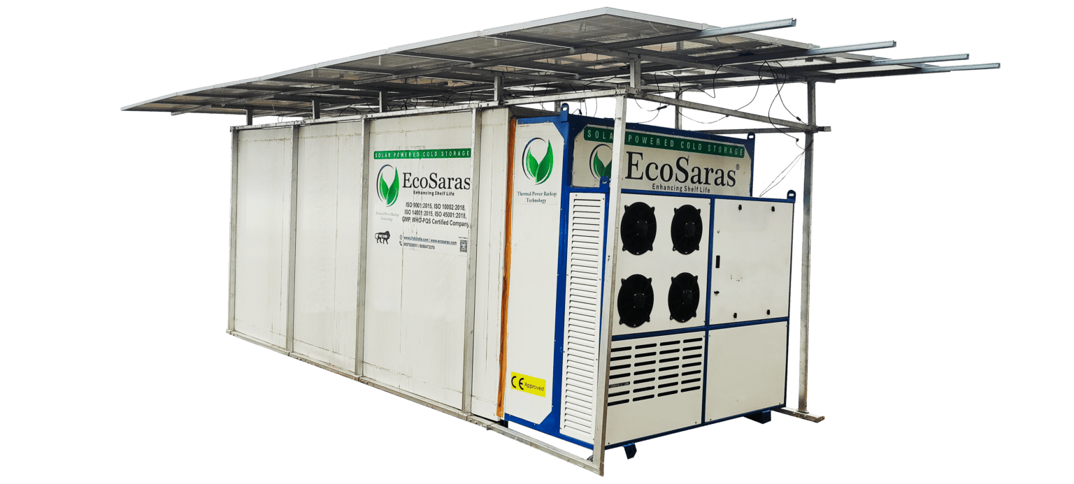 Best Solar Cold Storage solution for farmers in India | Ecosaras